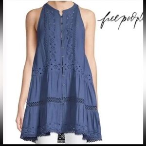 Free People Adalaide eyelet tunic. Size M.